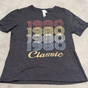 Bella Canvas Classic 1980s Graphic Tee - Black